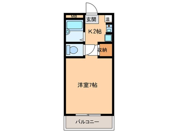 シェルブライト三番館の物件間取画像